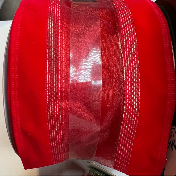 Lot of  7 Christmas New & Used Ribbon Wired & Non Wired, Various Widths & Types - Picture 2 of 13